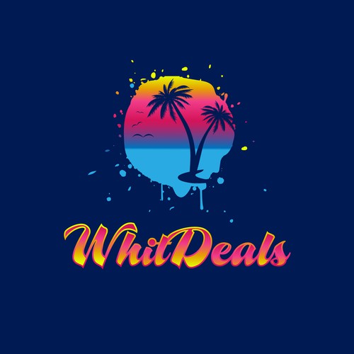 Vibrant Tropical Tourism Logo