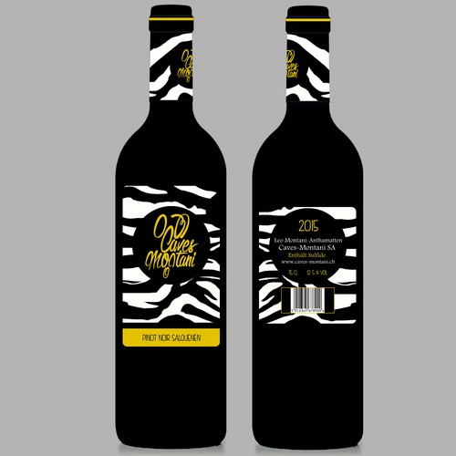 Diseño etiqueta botella de vino