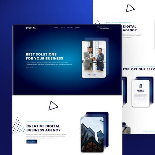 Saas Agency Website