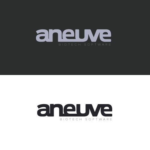 Flat Text based logo for "aneuve" - means "a new" or just "new"