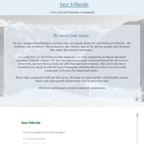 Save Telluride