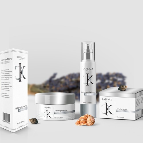 Cosmetics label and packaging concept