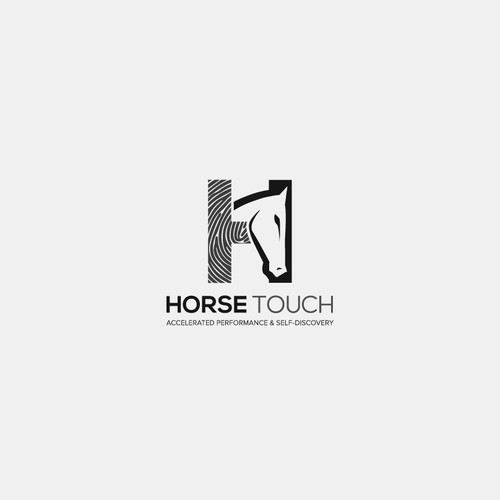 Logo for Therapy company with horses