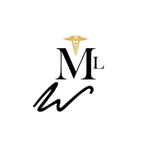 Invent a unique, modern, fashion-forward, and classy, logo for a medical student's blog!
