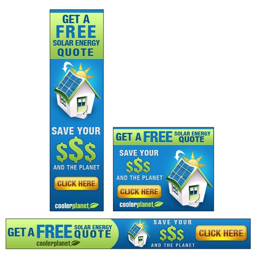 Banner Ads for a Renewable Energy Site