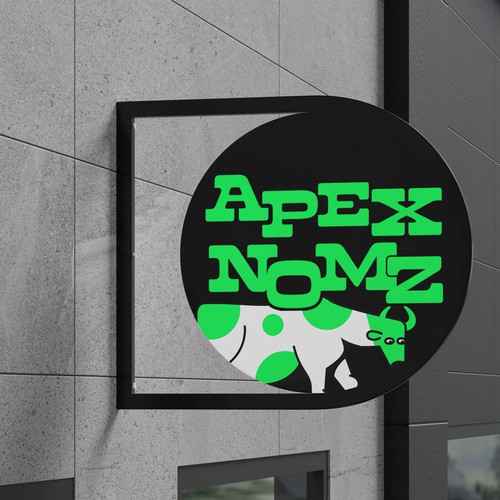 Apex Nomz Logo Design