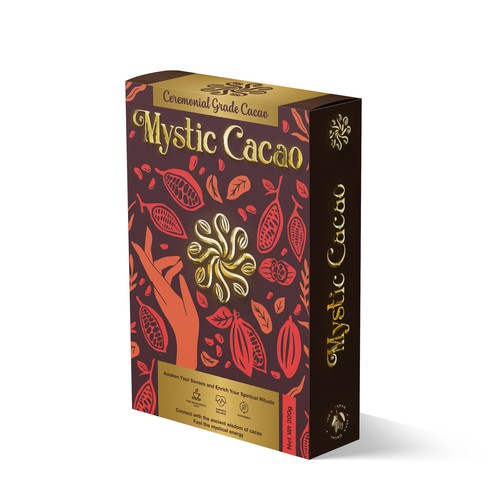 Mystic Cacao packaging
