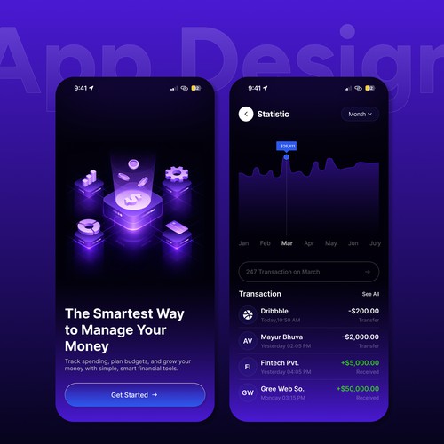 Smart Fintech App – Modern Application