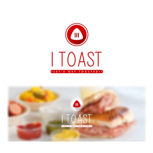 Logo concept for a toasted sandwich restaurant