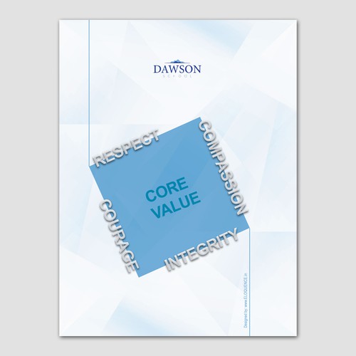 Dawson School core value poster