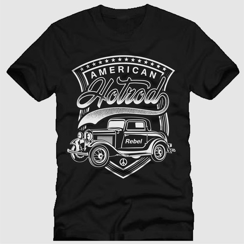 Classic Car T shirts Design