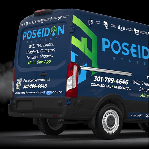 Ford Transit wrap design