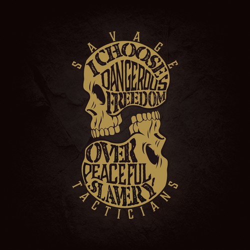 Savage Design For Motivational T-Shirt