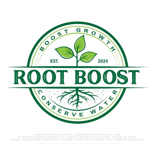 Bold logo for "ROOT BOOST"