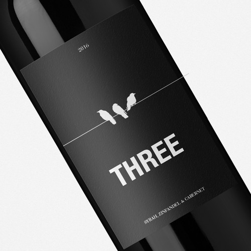 Red Wine Label