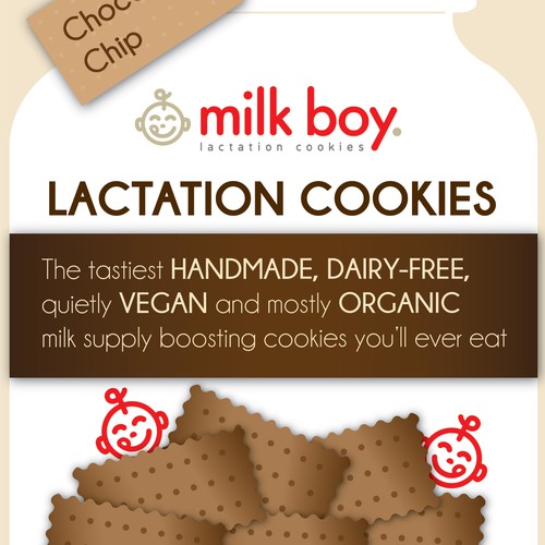 Milk Boy Lactation Cookies Needs 2 New Labels!