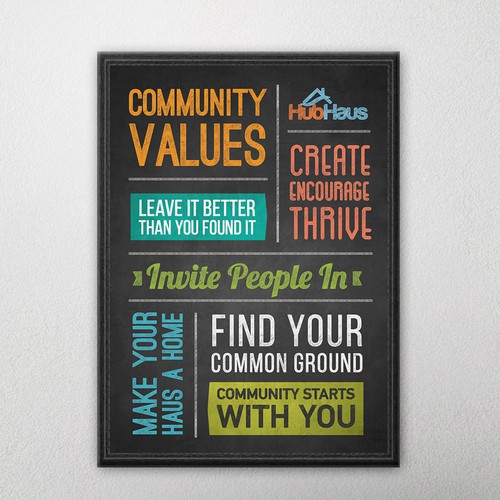 Community-driven poster