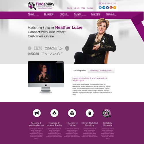 Findability Consulting New Wordpress Site.