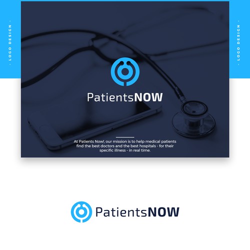 Design a Captivating Logo for "Patients Now!"