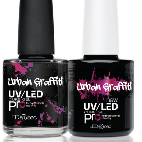 Graffiti Theme Gel Nail Polish 