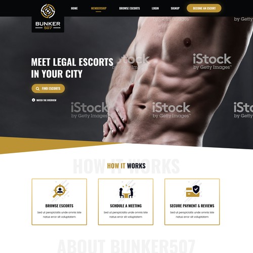 Web Design for High End Escorts