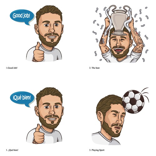 Sergio Ramos stickers