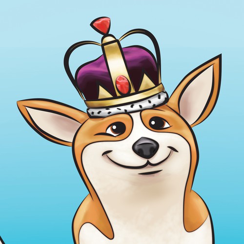 Corgi Dog illustration