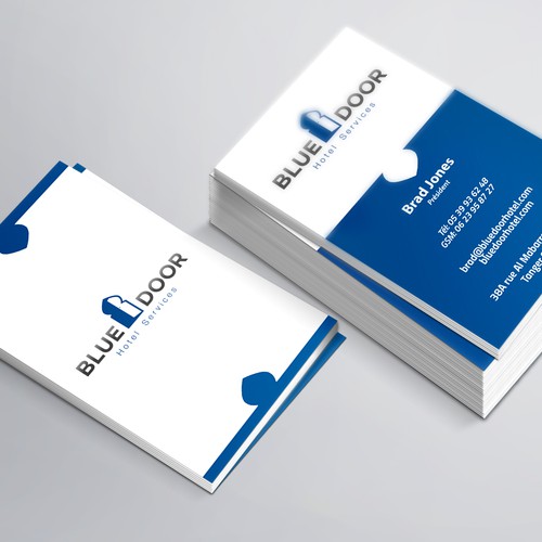 Design a good looking business card (with existing logo)