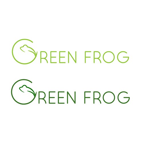 Concept de logo Green Frog