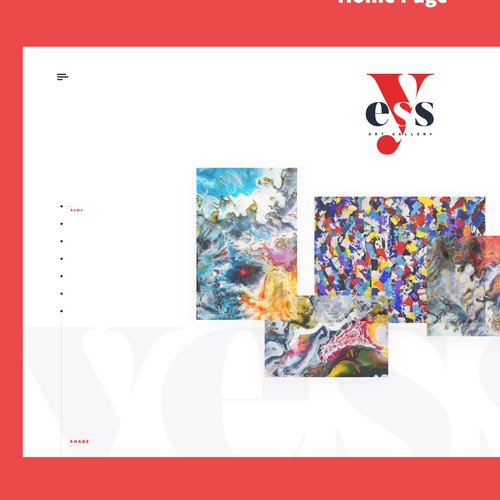 Art Gallery Website Re-Design Concept