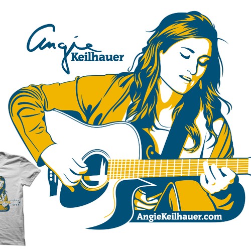 Touring Acoustic Musician T-Shirt to sell on National Tour!!!!