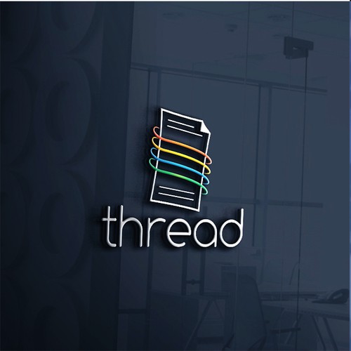 Logo for "Thread", cloud based software company