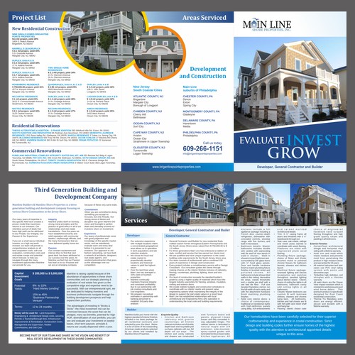 Professional Brochure for an Upscale Property Developer 