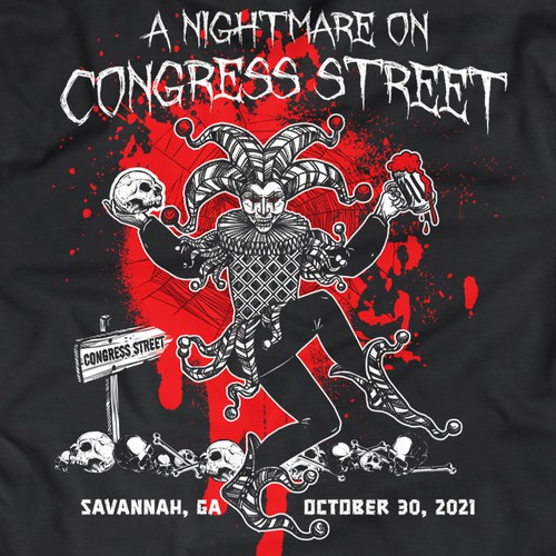 Halloween Themed t-shirt art