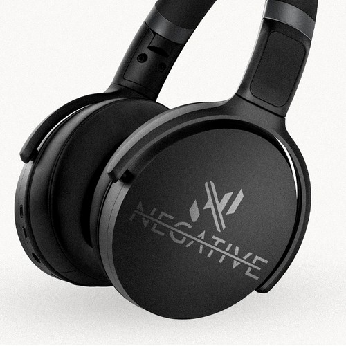 Negative - Headphone brand Logo Design