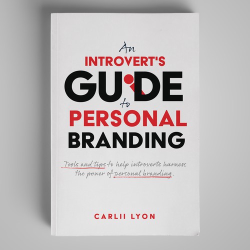 Quiet Influence: 'An Introvert's Guide to Personal Branding' Strategy Book Cover Design