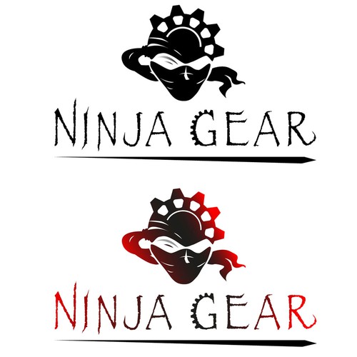 Sick active design for Ninja Gear, Ninja mask with gear on head