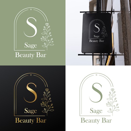 Logo for a small salon business