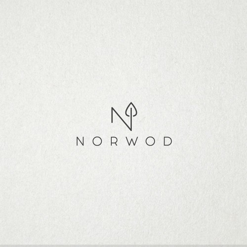 Simple modern logo for NORWOD