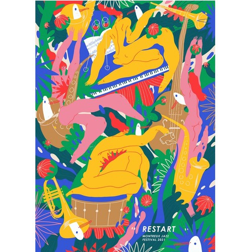 Poster for Montreux Jazz Festival 2021
