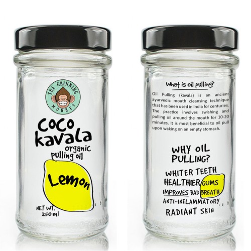Fun label for organic product