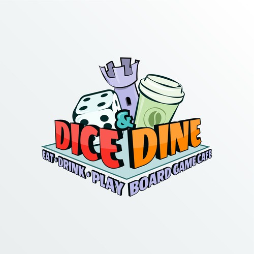 Logo for boardgame cafe