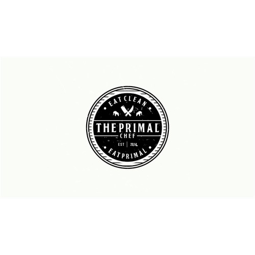 Create a logo for a paleo food delivery service