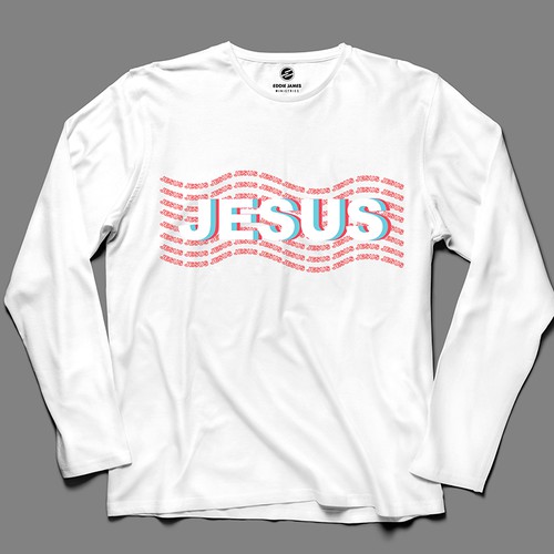T-shirt design concept - Jesus