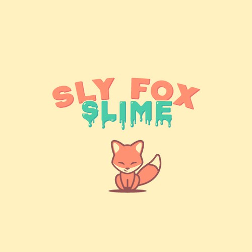 Sly Fox Slime logo design concept