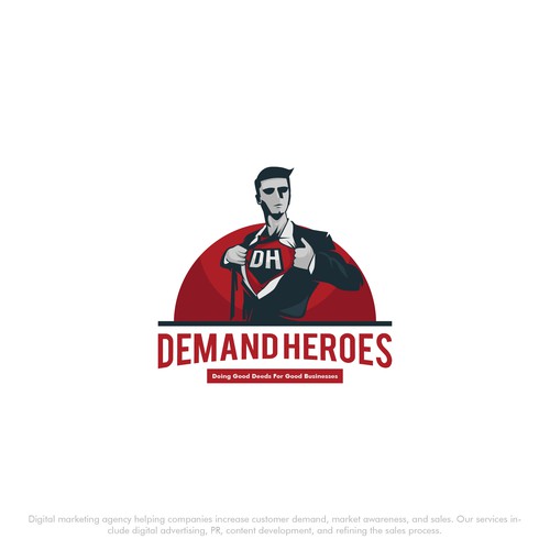 Bold Logo for Demand Heroes