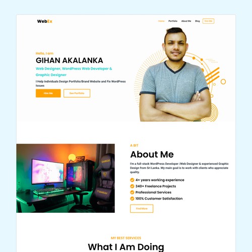 My portfolio website