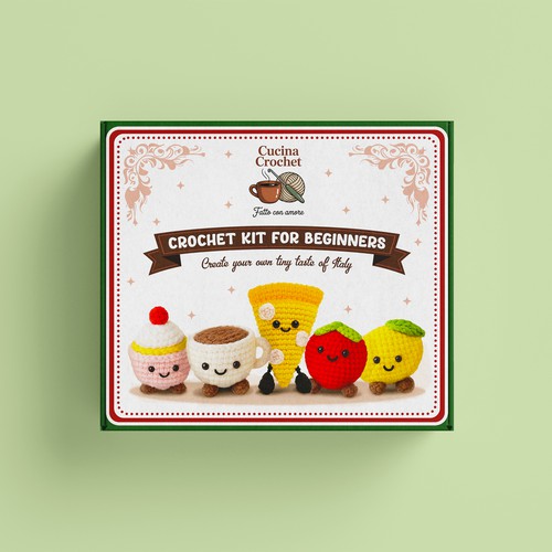 Crochet Kit Packaging Design