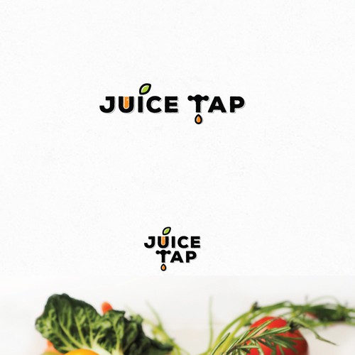 Logo concept for an organic juice company
