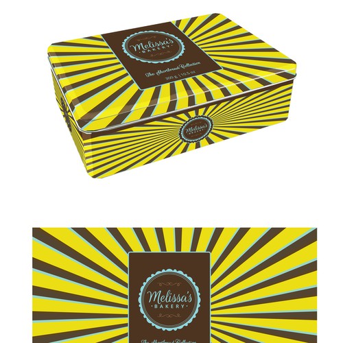 Create a compelling product label for a trendy, classy, and chic bakery selling upscale baked goods!